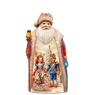 Nutcracker Magic Unveiled Santa Hand-Painted WOODCARVED Masterpiece by G. DeBrekht - Christmas Holiday Decor - 210238SE