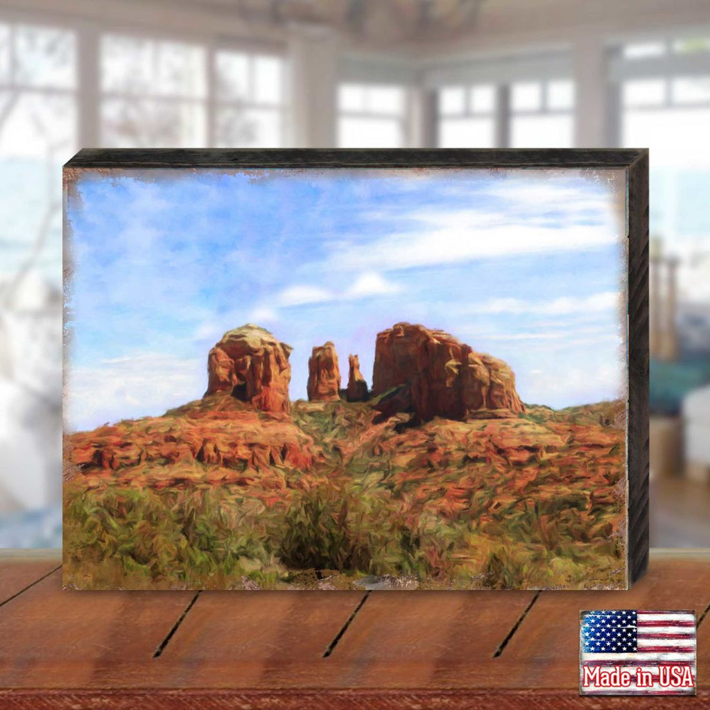 Canyon Art Wooden Wall Art by Nature Wonders - Nature Wildlife Decor - 95367B