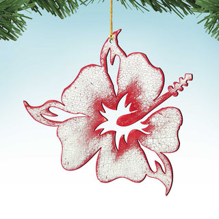 Rustic Hibiscus Flower Wooden Ornaments by Nature Wonders - Love Family Kids Decor - 8198421