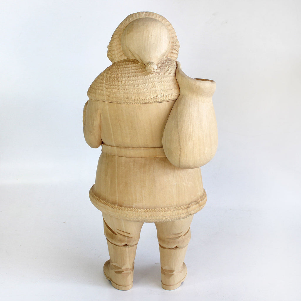 One-of-a-Kind Santa Claus Wood Carved Figurine 16