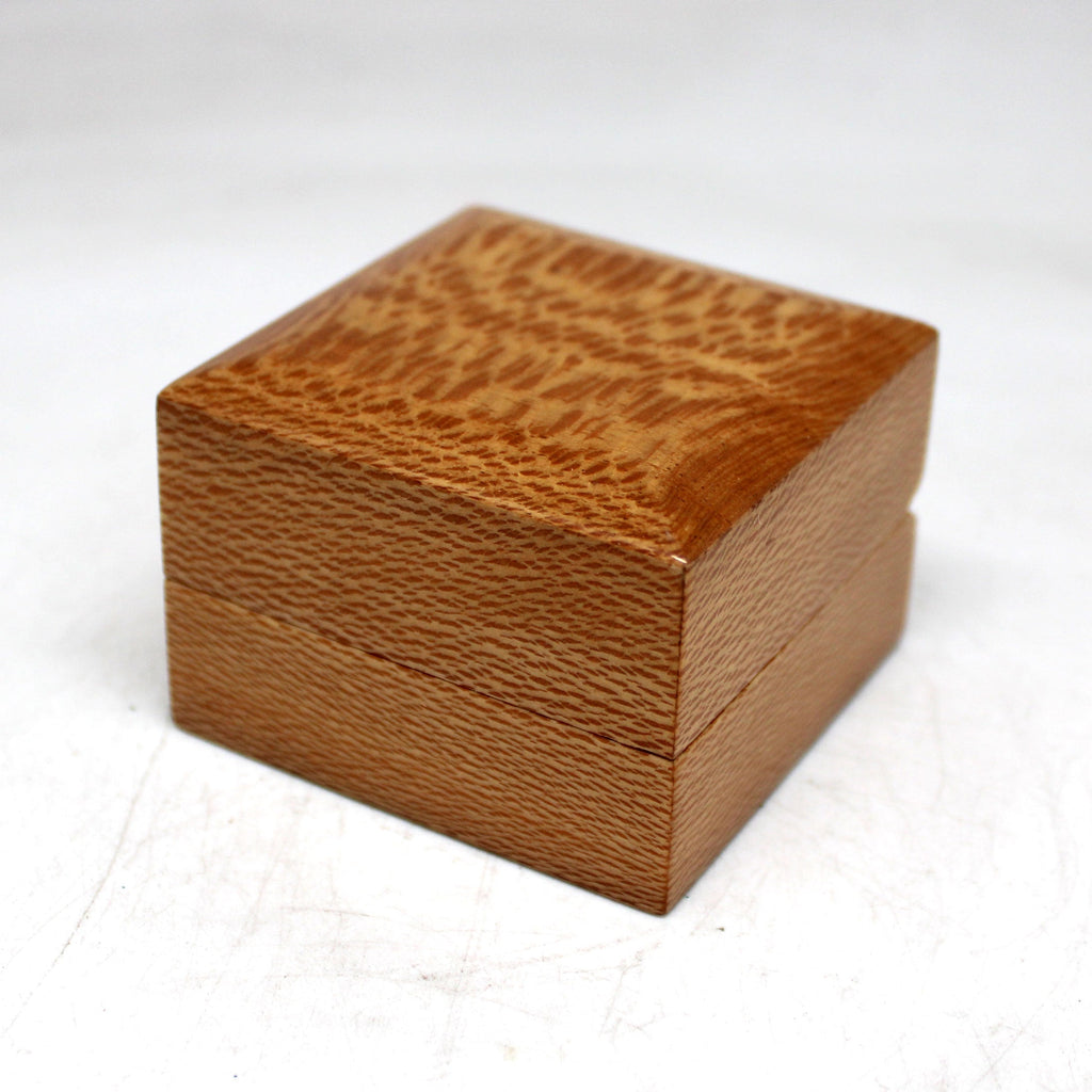 One-of-a-Kind Polished WOODCARVED Jewelry BOX 2.5x2.5x2 Handcarved Unique Home Decoration Beautiful Gift Rare Find Collectible, Unique Hand Carved Gift