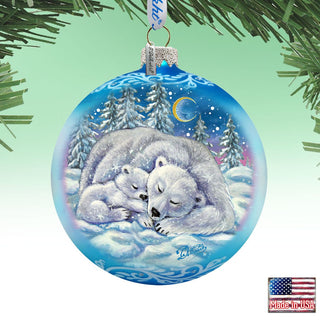A Comforting Winters Night Limited Edition Glass Ornament by G. Debrekht - Christmas Decor - 73912
