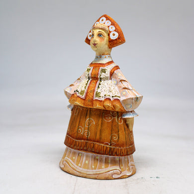 Girl in Sarafan Dress Figurine 5x3x2