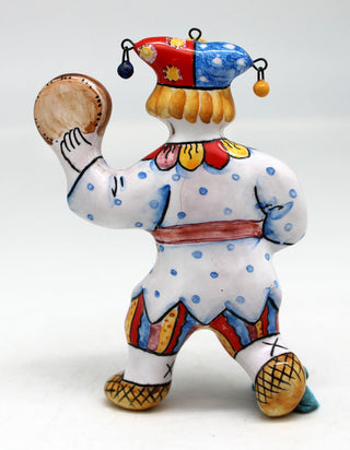 One-of-a-Kind Funny Clown Unique Hand Painted Porcelain Holiday Ornament 4
