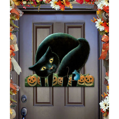 Trick or Treat Halloween Door Decor by Laura Seeley - Thanksgiving Halloween Decor - 8512056H