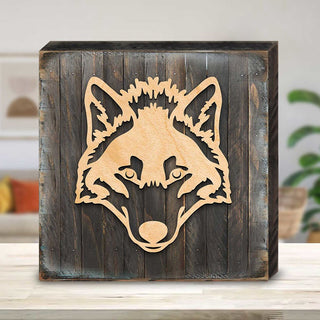 Celtic Wolf Art Wooden Wall Art by Celtic Art - Celtic Decor - 953165B