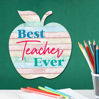 Unique gift for teacher - Back to School Gift - Teacher apple sign - End of year gift - Teacher appreciation - 8457613