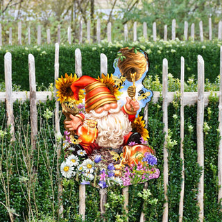 Honeycomb Gnome Easter Door Decor by D. Gelsinger - Easter Spring Decor - 8461061H-DG