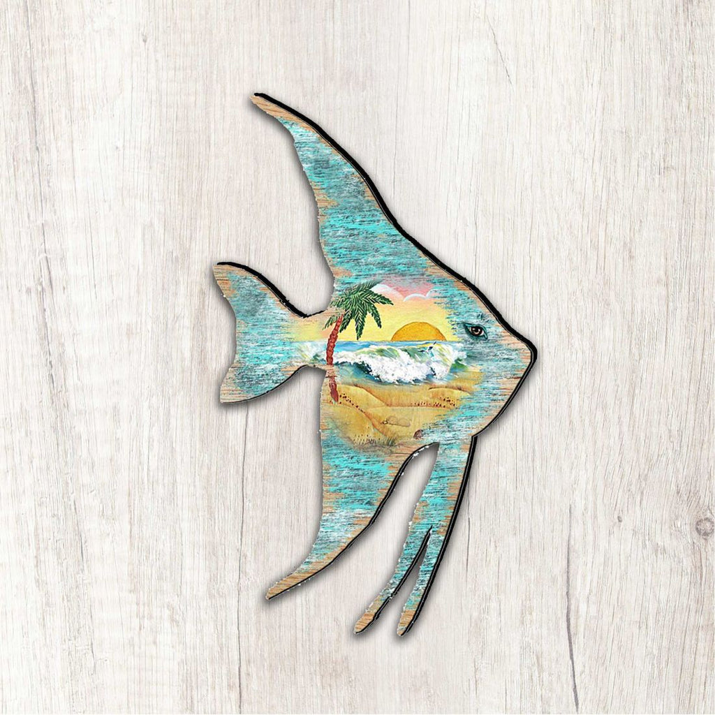 Fish Coastal Outdoor Decor Large Ornament by G. DeBrekht - Coastal Holiday Decor - 8198537M