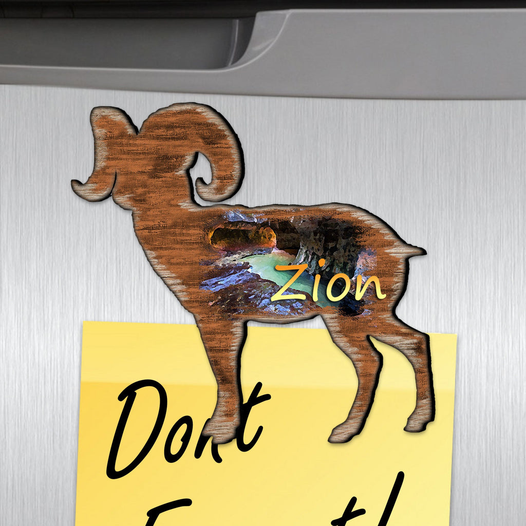 Goat Shaped Refrigerator Magnets Set of 3