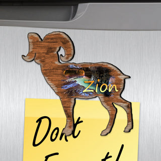 Goat Shaped Refrigerator Magnets Set of 3