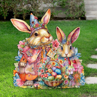 Easter Sweet Couple Easter Yard Sign by G. DeBrekht - Easter Spring Decor - 8652768F