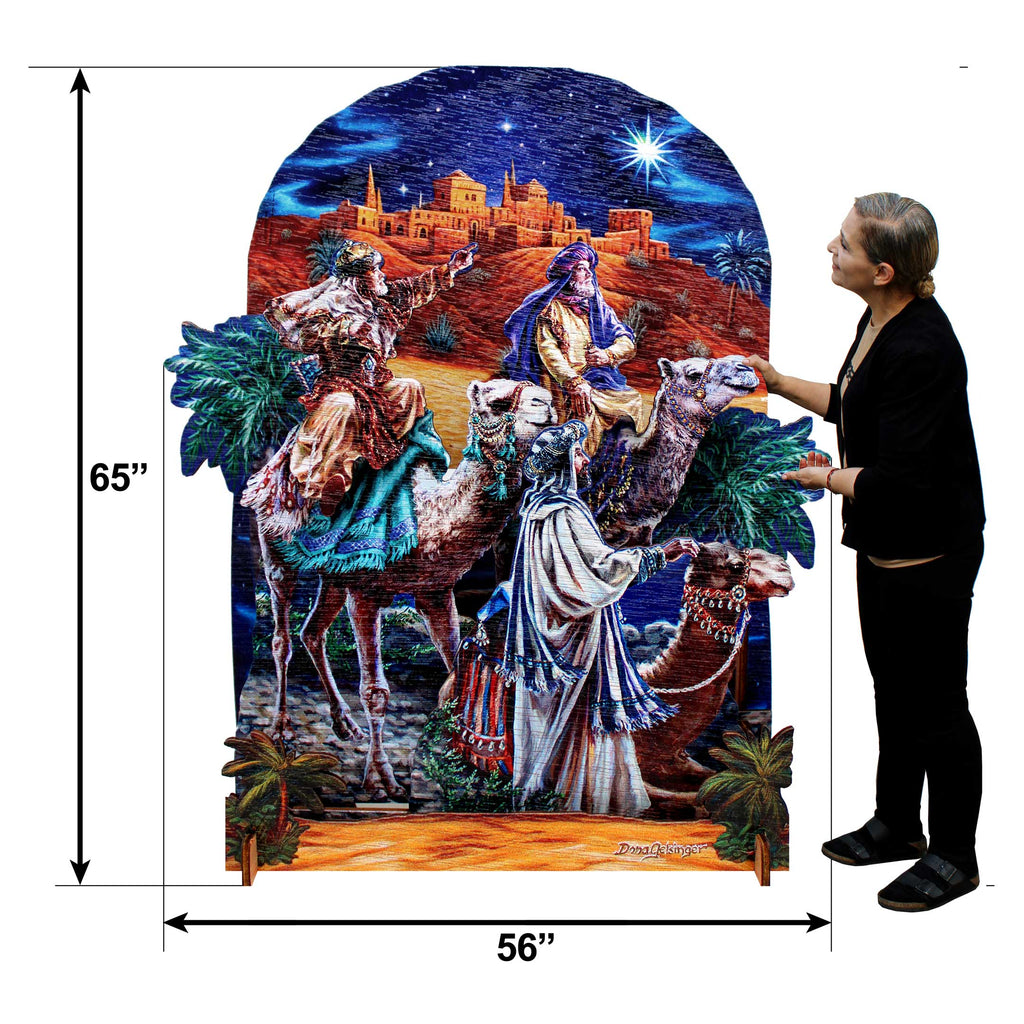 Journey of Three Kings Life Size Outdoor Nativity Scene 65