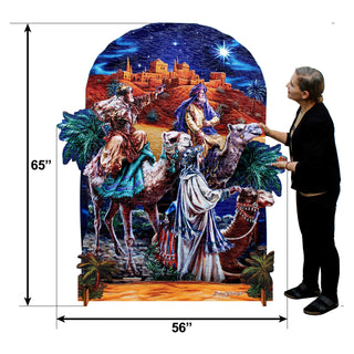 Journey of Three Kings Life Size Outdoor Nativity Scene 65
