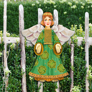 Celtic Angel Christmas Decor Hanger by G. DeBrekht - Celtic Decor - 8152723H