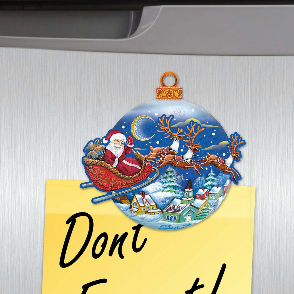 Up-Up and Away Decorative Eco Wood Magnets Set of 6 by G. Debrekht - Christmas Decor - 8090132G-S6