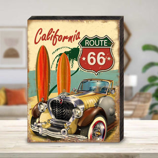 South Lamar Auto Wooden Coastal Wall Art by Nature Wonders - Coastal Sea-Life Decor - 95347B