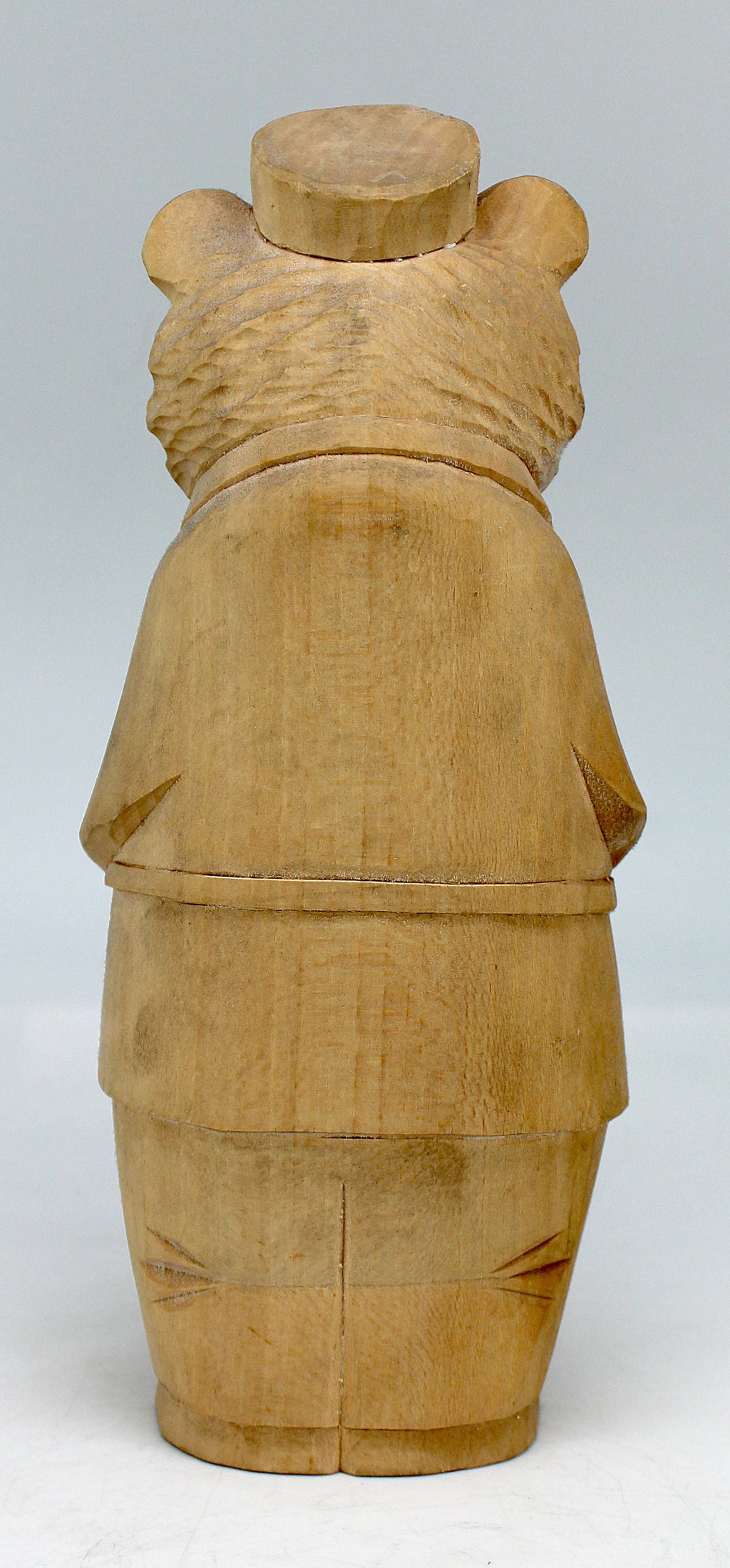 One-of-a-Kind Bear Wood Carved Figurine 9