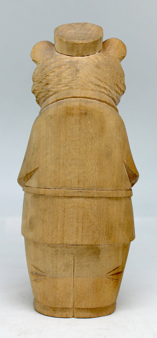 One-of-a-Kind Bear Wood Carved Figurine 9