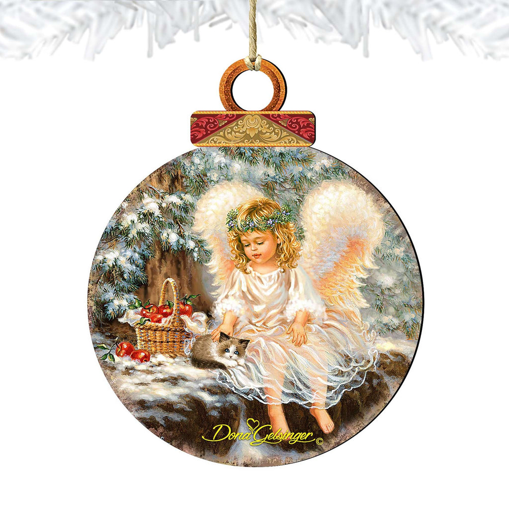 Winter Companions Wooden Ornaments by Gelsinger - Nativity Holiday Decor - 8021120-0718