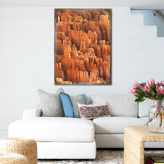 Rocky Mountain Side Wooden Wall Art by Nature Wonders - Nature Wildlife Decor - 95285B