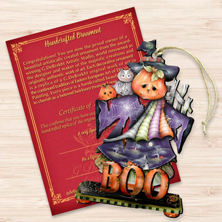 This Boos for You Wooden Ornaments by Jamie Mills-Price - Thanksgiving Halloween Decor - 8457407