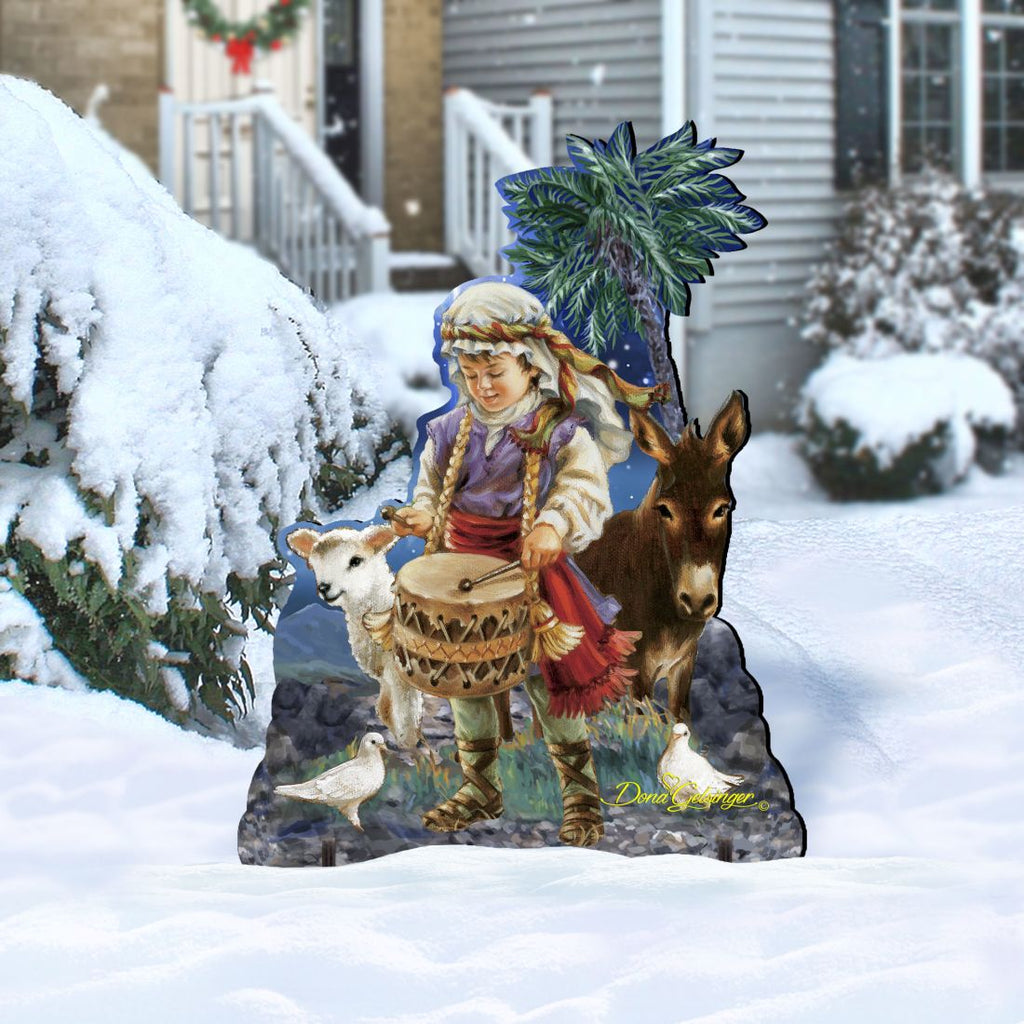 Little Drummer Boy Nativity Outdoor Decor by D. Gelsinger - Nativity Holiday Decor - 8461043F-9720