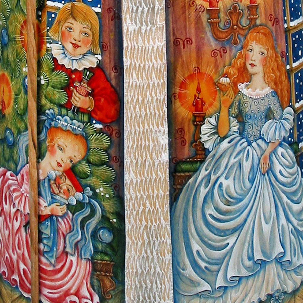 Nutcracker Romance Santa Hand-Painted WOODCARVED Masterpiece by G. DeBrekht - Christmas Decor - 215900 - SPECIAL ORDER *** PRE-ORDER - Handmade Just for You! ***