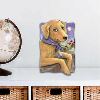 Flowers Fetch & Fun Holiday Outdoor Decor Large Ornament by Laura Seeley - Pets Dog and Cats Decor - 8511011M