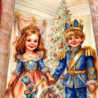 Nutcracker Magic Unveiled Santa Hand-Painted WOODCARVED Masterpiece by G. DeBrekht - Christmas Holiday Decor - 210238SE