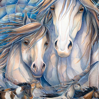 Mustangs Dream Catcher Journey Wildlife Outdoor Decor by J. Bergsma - Wildlife Holiday Decor - 8591637F-JB