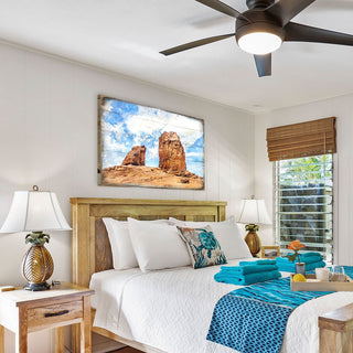 Hogge Canyons Landscape Wooden Wall Art by Nature Wonders - Nature Wildlife Decor - 95276B