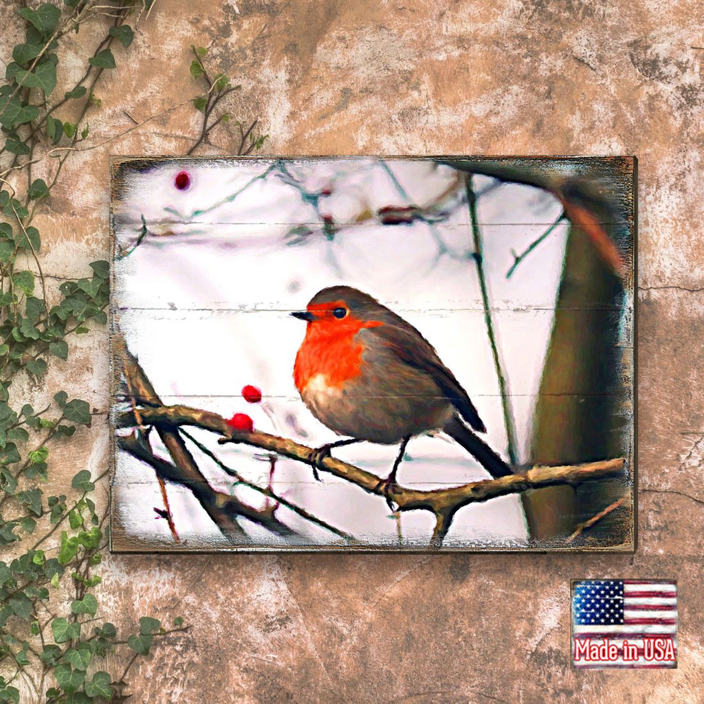 Amena Bird Wooden Coastal Wall Art by Nature Wonders - Coastal Sea-Life Decor - 95286B