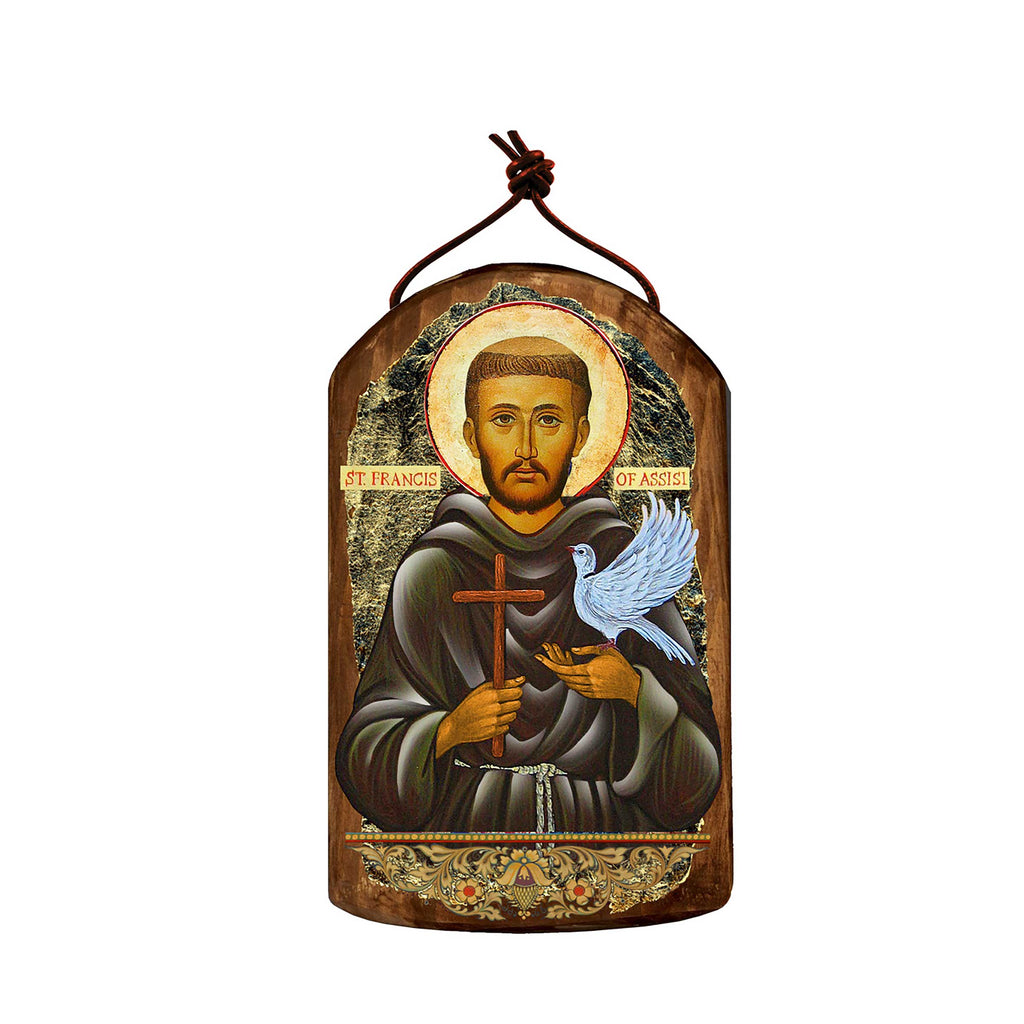 Saint Francis Religious Christian Sacred Icon Ornament - Inspirational Icon Decor - 87024
