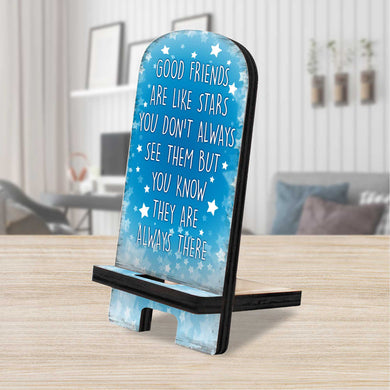 Good Friends Cell Phone Stand Family Decor Wood Mobile Tablet Holder Charging Station Organizer - 892067