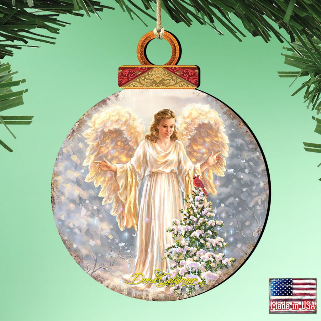 Woodland Angel Wooden Ornaments by Gelsinger - Christmas Decor - 8021046-1565