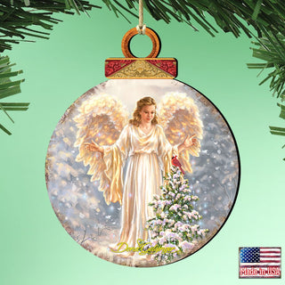Woodland Angel Wooden Ornaments by Gelsinger - Christmas Decor - 8021046-1565