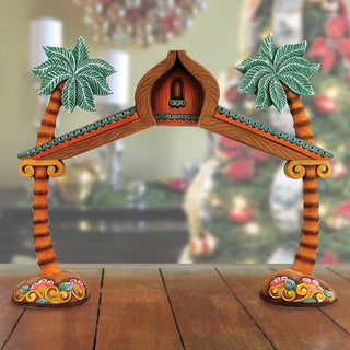 Nativity Manger Christmas Figurine by G. Debrekht Reserve - Handpainted Holiday Decor Handmade in the USA - 526991