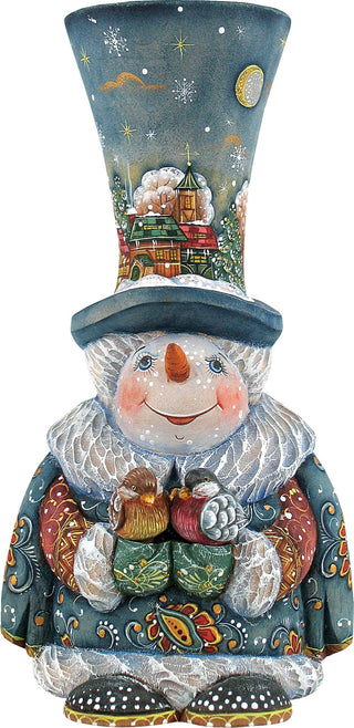 Old World Christmas Snowman Door Decor by G. DeBrekht - Christmas Santa Snowman Decor - 8116420H