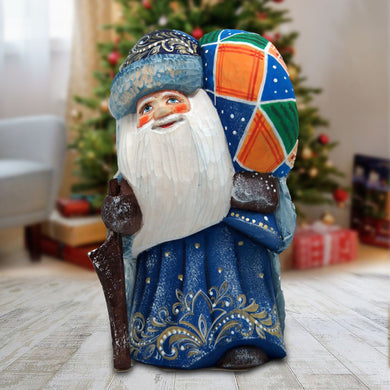 Sunshine Santa Hand-Painted WOODCARVED Masterpiece by G. DeBrekht - Christmas Decor - 821367 *** PRE-ORDER - Handmade Just for You! ***