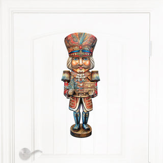 Regal Nutcracker Prince Holiday Door Decor by G. Debrekht - Christmas Decor - 8611060H