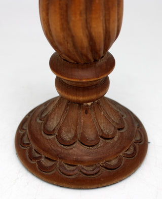 One-of-a-Kind WOODCARVED Candle Holder 10