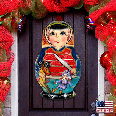 Nutcracker Soldier Holiday Door Decor by G. DeBrekht - Christmas Decor - 8115151H