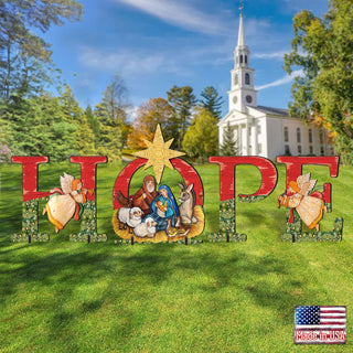 Hope Outdoor Nativity Set by G. DeBrekht - Nativity Holiday Decor - 8121461F-S4L