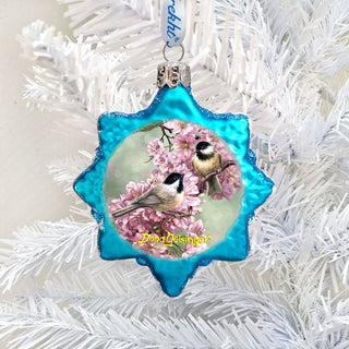 Spring Blossoms Mercury Glass Ornament by D. Gelsinger - Christmas Decor - 778104-DG