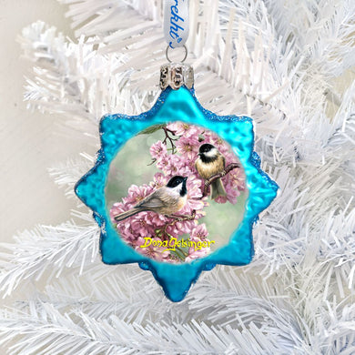Spring Blossoms Mercury Glass Ornament by D. Gelsinger - Christmas Decor - 778104-DG