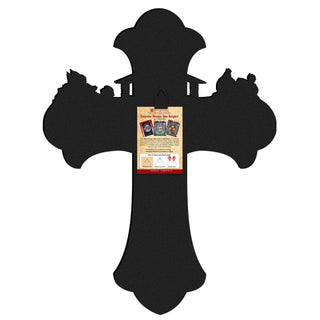 Personalized Garden Serenity Cross Holiday Door Decor by G. Debrekht - Easter Spring Decor - 8688168HC