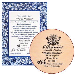 Adoration Angel Handcrafted Christmas Figurine by G. Debrekht - Nativity Holiday Decor - 552727