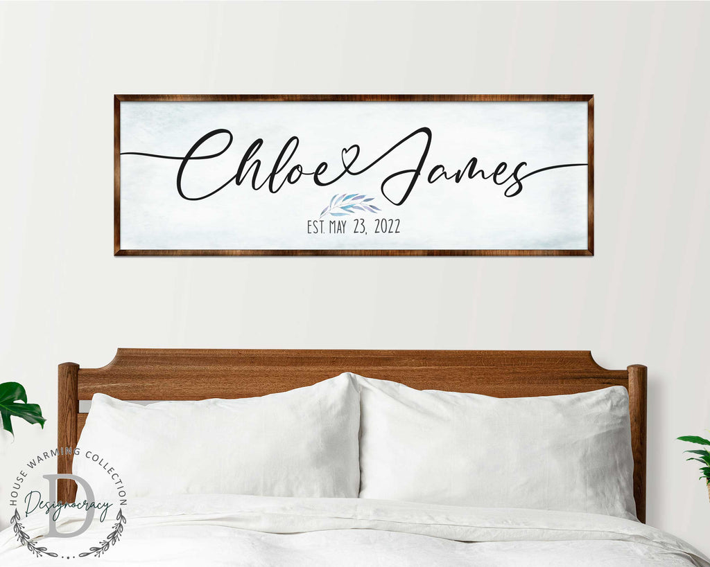 Personalized Family Names - Wooden Wedding Gift - Wall Art - Home Warming Gift - Anniversary Present - Contemporary Gift - Living Room Art - 310319