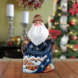 Star Light Puppy Santa Hand-Painted WOODCARVED Masterpiece by G. DeBrekht - Wildlife Holiday Decor - 8210754 *** PRE-ORDER - Handmade Just for You! ***